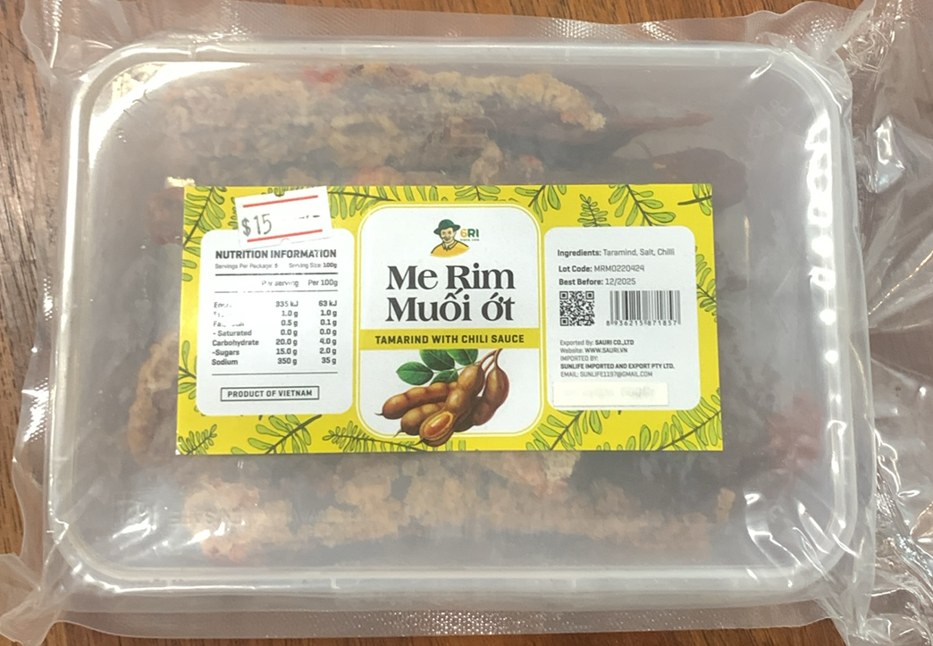 Me rim muối ớt